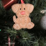 Gingerbread Cat Christmas Decoration Gingerbread Dog Hanging Christmas Decoration
