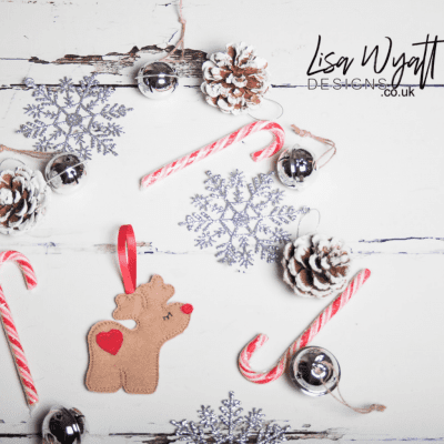 Gingerbread Reindeer Christmas Decoration