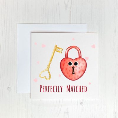 Perfectly Matched Valentine's Card