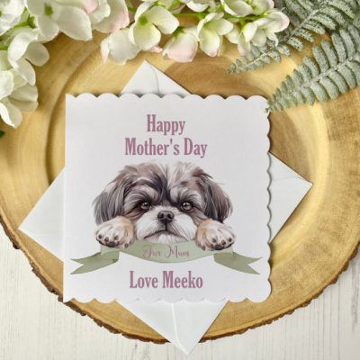 Personalised Mother's Day Card from the Dog / Fur Baby