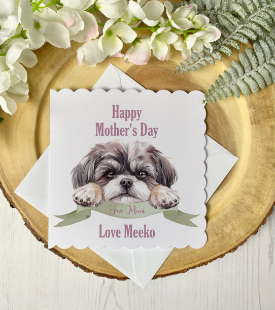 Personalised Mother's Day Card from the Dog Personalised Mother's Day Card from the Dog / Fur Baby