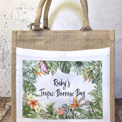 Tote Bag, Tropic Borrow Bag Colourful