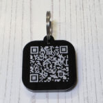 NFC QR Social Keyring