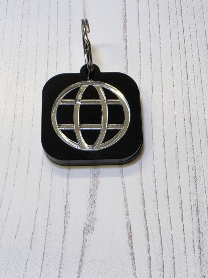 NFC QR Social Keyring NFC QR Social Keyring